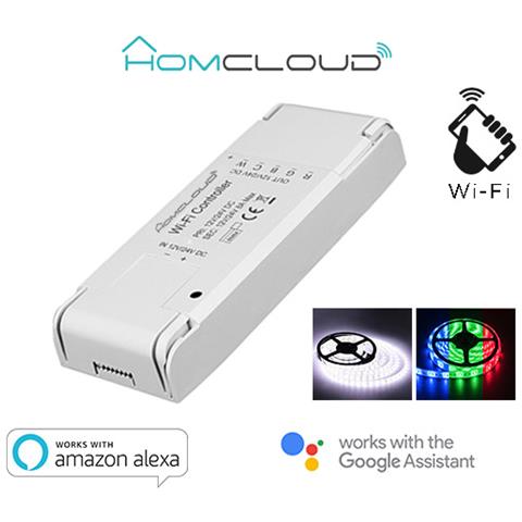 Controller Striscia Led Wi-fi Smart Rgb + Luce Calda-fredda Domotica - - Foto 1